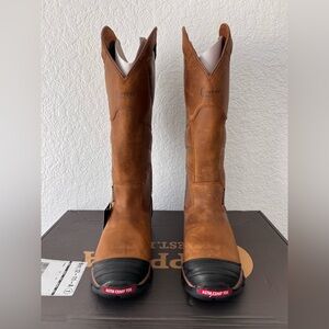 Chippewa Bourbon Brown Waterproof Nano Comp Toe Boots